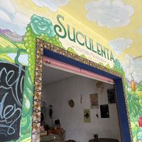 Entrancee  at Suculenta in Tulum