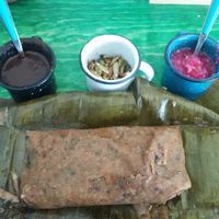 Bean tamale at Suculenta in Tulum