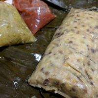 lentil tamale at Suculenta in Tulum