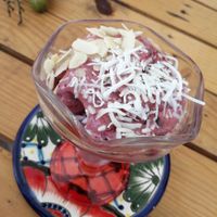 Vegan ice cream.   at Suculenta in Tulum
