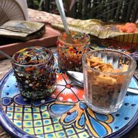 Sauces  at Suculenta in Tulum