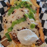 Vegan Carne asada fried at Pelon's Baja Grill in Virginia Beach