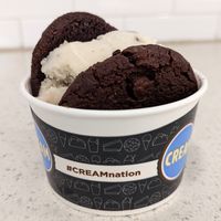 Fudging Awesome cookies with Soy Mint Chip ice cream at CREAM in Fresno