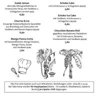 1 € deducted from take-away meals... also no vegan desserts at Mandas To Go in St Polten