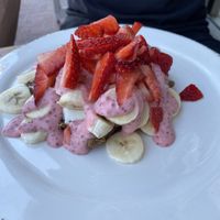 Raw pancake   at Green Zebra Cafe in Sarasota