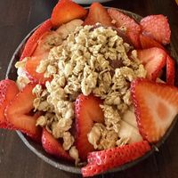 The Brazilian Açaí Bowl with vegan granola.   at Green Zebra Cafe in Sarasota