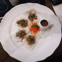 Galettes de riz at Le P'tit Pré Chez Lan in Paris