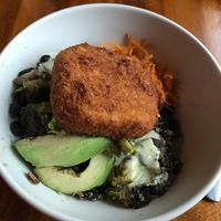 Macrobiotic bowl with tofu at Felice Urban Cafe in Cleveland