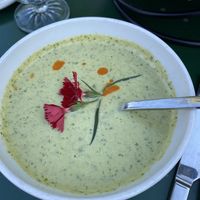 Cucumber avocado salad from the new summer menu. Mmm! at Felice Urban Cafe in Cleveland