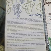 Menu 2 at Bao An Vegan (formerly Vegan Banhmi) in Hanoi