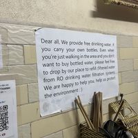 Water!   at Bao An Vegan (formerly Vegan Banhmi) in Hanoi