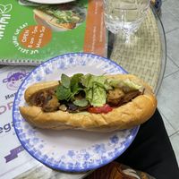 Vegan banh mi  at Bao An Vegan (formerly Vegan Banhmi) in Hanoi