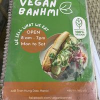   at Bao An Vegan (formerly Vegan Banhmi) in Hanoi