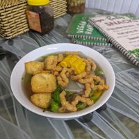 Pho, 35000 VND / 1.30 EUR #Veganuary at Bao An Vegan (formerly Vegan Banhmi) in Hanoi