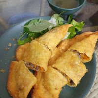 Crispy pillow dumpling - set of 2 for 30 VND at Bao An Vegan (formerly Vegan Banhmi) in Hanoi