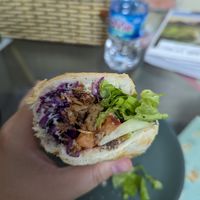 Mixed bahn mi at Bao An Vegan (formerly Vegan Banhmi) in Hanoi