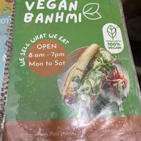 Menu   at Bao An Vegan (formerly Vegan Banhmi) in Hanoi