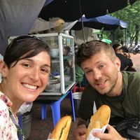 this is the real deal! at Bao An Vegan (formerly Vegan Banhmi) in Hanoi