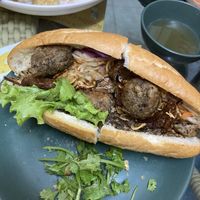 Mixed bahn mi  at Bao An Vegan (formerly Vegan Banhmi) in Hanoi