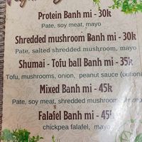  at Bao An Vegan (formerly Vegan Banhmi) in Hanoi