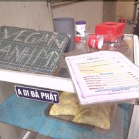 The stall at Bao An Vegan (formerly Vegan Banhmi) in Hanoi