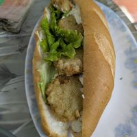 Falafel Banh Mi at Bao An Vegan (formerly Vegan Banhmi) in Hanoi