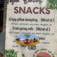 Menu   at Bao An Vegan (formerly Vegan Banhmi) in Hanoi