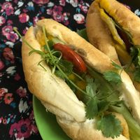 Bunh Mi subs at Bao An Vegan (formerly Vegan Banhmi) in Hanoi