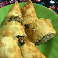 Samosas - 2 orders at Bao An Vegan (formerly Vegan Banhmi) in Hanoi