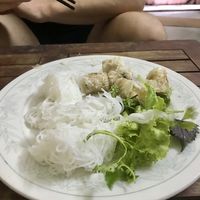 Fried spring rolls at Bao An Vegan (formerly Vegan Banhmi) in Hanoi