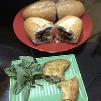 Banh mi and donut pouch  at Bao An Vegan (formerly Vegan Banhmi) in Hanoi