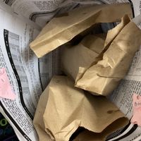 No plastic! Love it!!! at Bao An Vegan (formerly Vegan Banhmi) in Hanoi