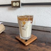   at Fat Cat Coffee House in Antigua