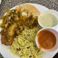 Buffet plate 1  at Udupi Cafe in Tempe
