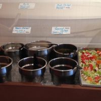 buffet: condiments (I believe they have me Raita) at Udupi Cafe in Tempe