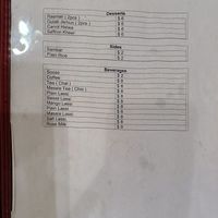 Menu 10/2024 at Udupi Cafe in Tempe