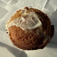 Lemon muffinns  at CLE Juice Box in Mentor