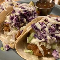Tacos campeados  at La Ruta Vegana in Mazatlan