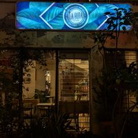 Outside at La Ruta Vegana in Mazatlan