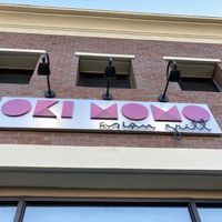 Sign at Oki Momo in San Luis Obispo