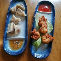 Das war die Vorspeise, war total lecker at Sampan in Frankfurt