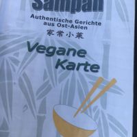 Vegan menu! at Sampan in Frankfurt