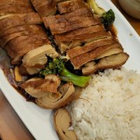 Mock duck with kung pao sauce at Sampan in Frankfurt