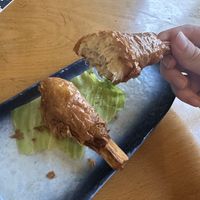 Vegane Hähnchenkeule  at Sampan in Frankfurt