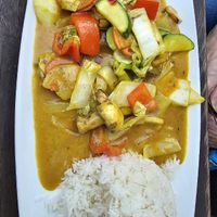 Vegetarisches Gemüse Curry at Sampan in Frankfurt