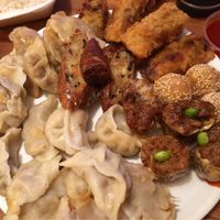 Diverse vegane Vorspeisen at Sampan in Frankfurt