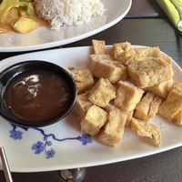 Vorspeise knuspriger Tofu   at Sampan in Frankfurt