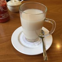Almond tea (3,20€) at Sampan in Frankfurt