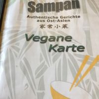 Huge vegan menu! at Sampan in Frankfurt