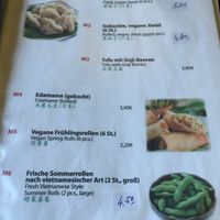Vegan starters  at Sampan in Frankfurt